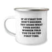 Funny Social Worker Gifts from Friends for Graduation Unique Camping Mugs If At First You Don't Succeed Try Doing What Your Social Worker Told You To Do The First Time - Image 1