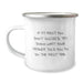Funny Trainer Quote Gifts from Friends for Men Unique Camping Mug, Stainless Steel with Enamel Finish, Inspirational, Try Doing What Your Trainer Told You To Do First Time, Gift for Trainer - Image 1