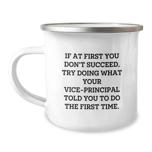 Funny Vice-principal Gifts from Friends: Birthday Unique Gifts for Vice-principal, Vice-principal Lovers, Vice-principal Enthusiasts - Vice-principal Camping Mug - Image 1