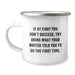 Funny Writer Birthday Unique Gifts from Friends to Writers, If At First You Don't Succeed, Try Doing What Your Writer Told You To Do The First Time. Writer Camping Mug for Men Women - Image 1