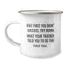 Funny Trucker Quotes Gifts from Family for Graduation Unique Trucker Camping Mug - Image 1
