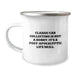 Funny Classic Car Collecting Gifts for Him - 'Classic Car Collecting Is Not A Hobby. It's A Post-apocalyptic Life Skill.' Camping Mug for Christmas - Image 1