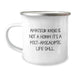 Amateur Radio Enthusiast Gifts from Friends - Birthday Unique Mugs for Hams - Camping Mug with Inspirational Quote - 'Amateur Radio Is Not A Hobby. It's A Post-apocalyptic Life Skill.' - Image 1