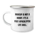 Funny Makeup Camping Mug Gifts from Men to Women for Graduation Unique - Image 1