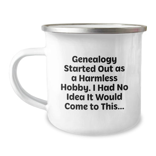 Genealogy Gifts for Genealogy Lovers, Funny Quote Graduation Unique Gifts from Friends, Personalized Genealogy Camping Mug for Men Women Family - Image 1
