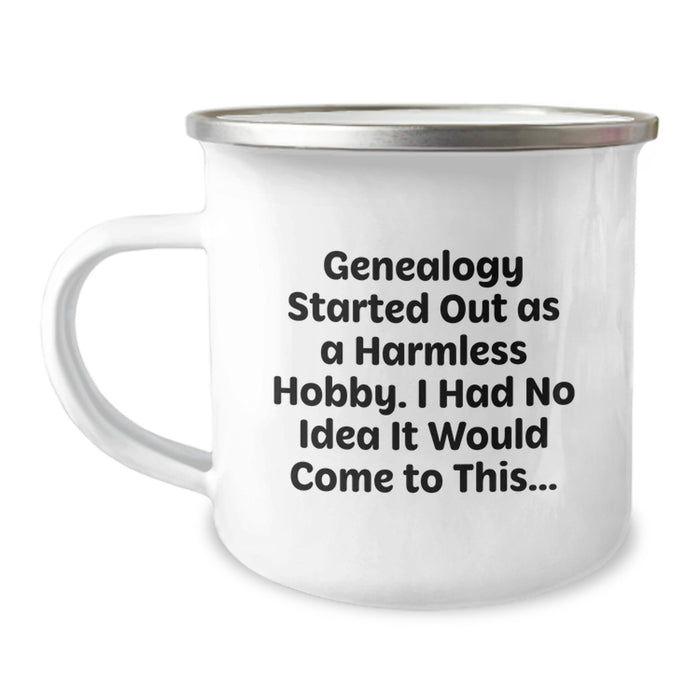 Genealogy Gifts for Genealogy Lovers, Funny Quote Graduation Unique Gifts from Friends, Personalized Genealogy Camping Mug for Men Women Family - Image 1