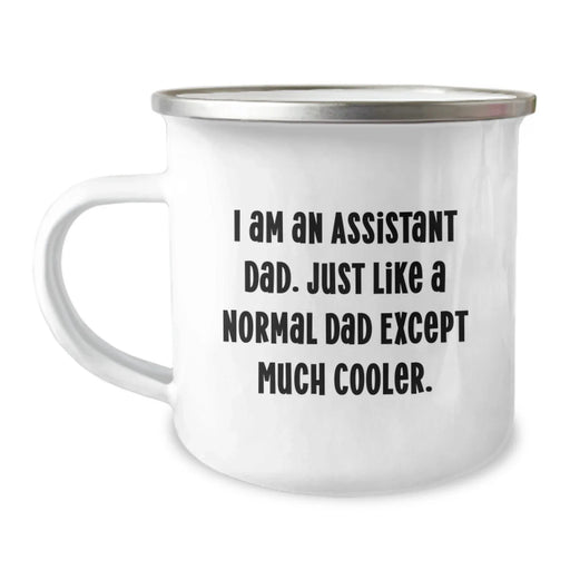 Funny Assistant Dad Camping Mug - Gifts from Men, Women, Friends and Family for Assistant Birthday Unique Gifts - Image 1
