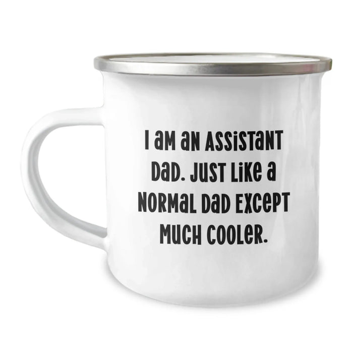 Funny Assistant Dad Camping Mug - Gifts from Men, Women, Friends and Family for Assistant Birthday Unique Gifts - Image 1