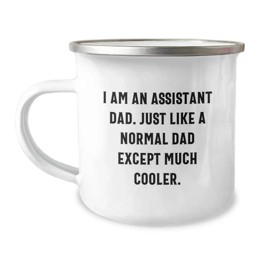 Funny Assistant Dad Gifts, Unique Birthday Unique Gift for Assistant Men, Camping Mug from Friends - Image 1
