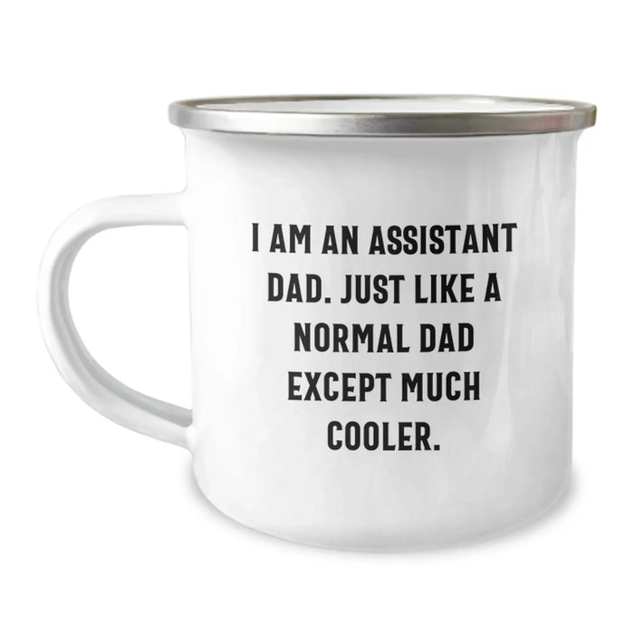 Funny Assistant Dad Gifts, Unique Birthday Unique Gift for Assistant Men, Camping Mug from Friends - Image 1
