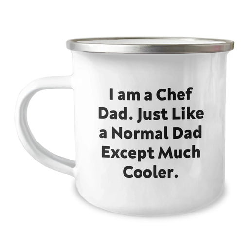 Cool Chef Dad Camping Mug Gifts from Family for Birthday Unique - Image 1