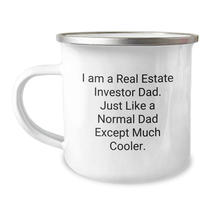 Funny Camping Mugs for Real Estate Investor Dad Gifts, Gifts from Men to Real Estate Investor Friends, Gifts for Real Estate Investor Graduation Unique - Image 1