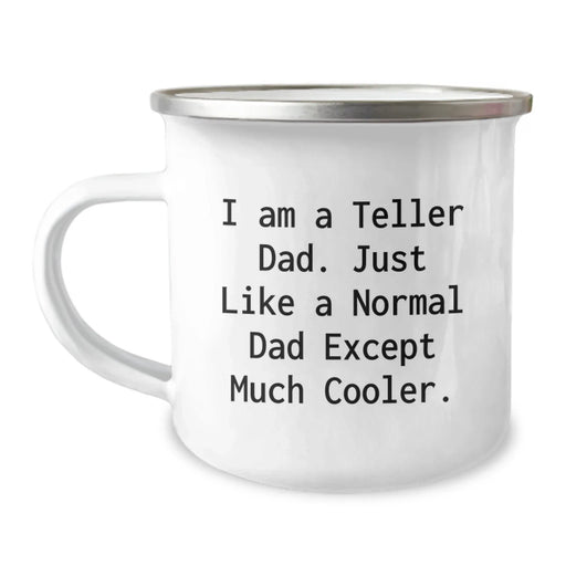 Funny Teller Dad Camping Mug Gifts for Teller Men Friends from Family on Birthday Unique Occasion - Image 1