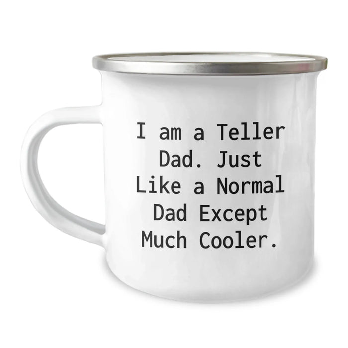 Funny Teller Dad Camping Mug Gifts for Teller Men Friends from Family on Birthday Unique Occasion - Image 1