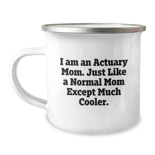 Funny Actuary Mom Graduation Gift Ideas for Actuary Friends - Cute Camping Mug for Actuary Women or Men - Image 1