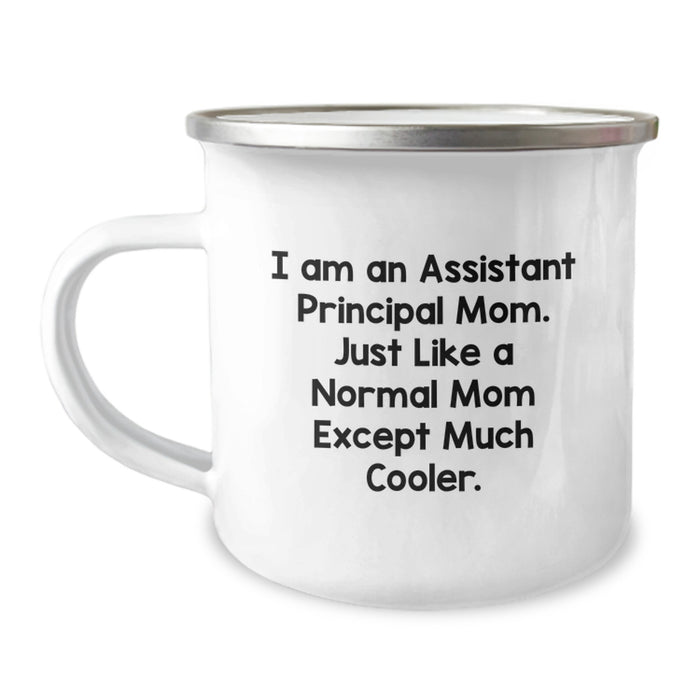 Assistant Principal Funny Gifts for Graduation, Camping Mug, I Am An Assistant Principal Mom - Gifts from Friends and Family - Image 1