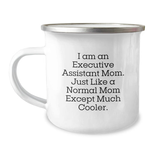 Executive Assistant Mom Gifts, Funny Camping Mug, Graduation Unique Gifts for Executive Assistant Friends from Mom - Image 1