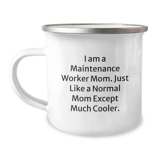 Funny Maintenance Worker Gifts, Mom Maintenance Worker Camping Mug, Gifts for Maintenance Worker Mom from Family, Maintenance Worker Mom Graduation Gift - Image 1