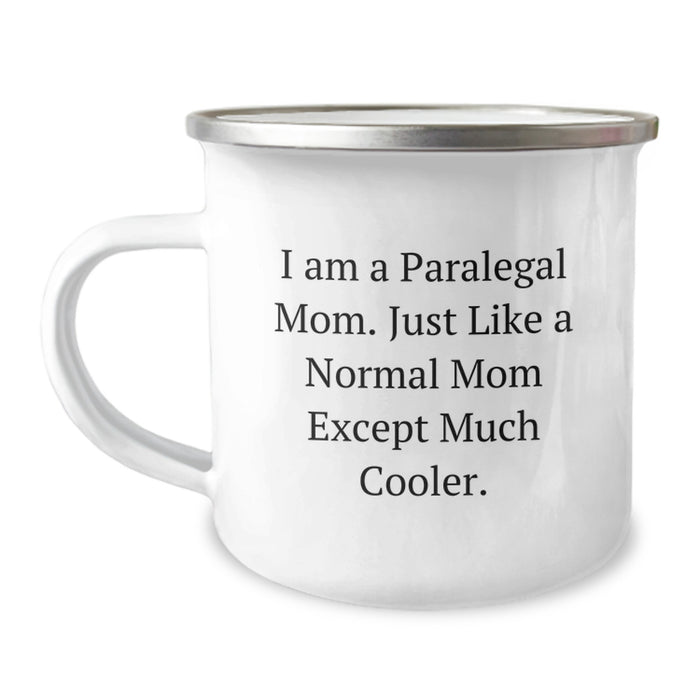Gifts for Paralegal Friends - Funny Paralegal Mom Camping Mug, Perfect for Graduation Unique Gifts, Gifts from Paralegal Moms to Friends - Image 1
