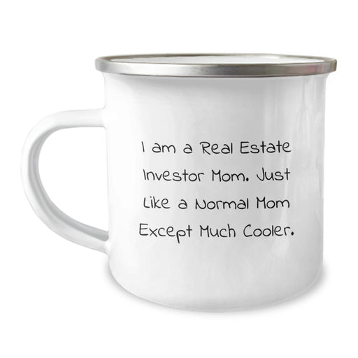 Funny Real Estate Investor Mom Gifts, Graduation Unique Gifts for Men Women Friends Family, Camping Mug with Cool Quote - Image 1