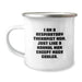 Cute Respiratory Therapist Mom Camping Mug Gifts for Respiratory Therapist Graduation Unique Ideas from Family - Image 1