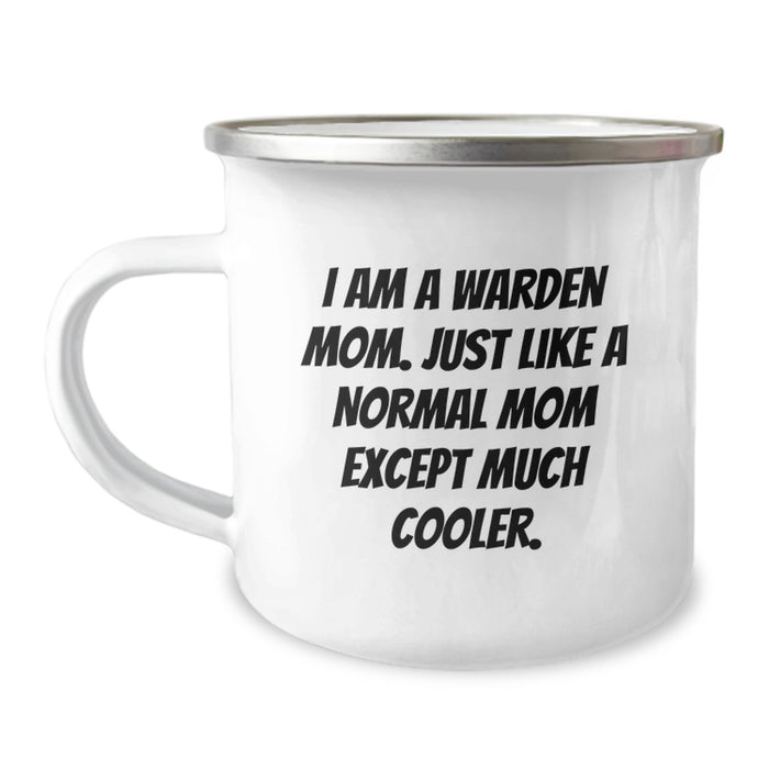 Funny Warden Mom Gifts for Warden from Friends - Camping Mug for Warden Graduation Unique Ideas - Image 1