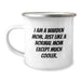Funny Warden Mom Gifts for Warden from Friends - Camping Mug for Warden Graduation Unique Ideas - Image 1