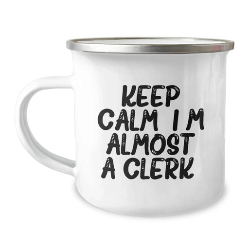 Cute Clerk Gifts for Men Funny Camping Mug, Gifts from Friends and Family, Unique Christmas Unique Gifts for Him - Image 1