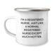 Gifts from Men for the Hottest Registered Nurse Camping Mug, Funny Quote, Unique Christmas Unique Gifts - Image 1