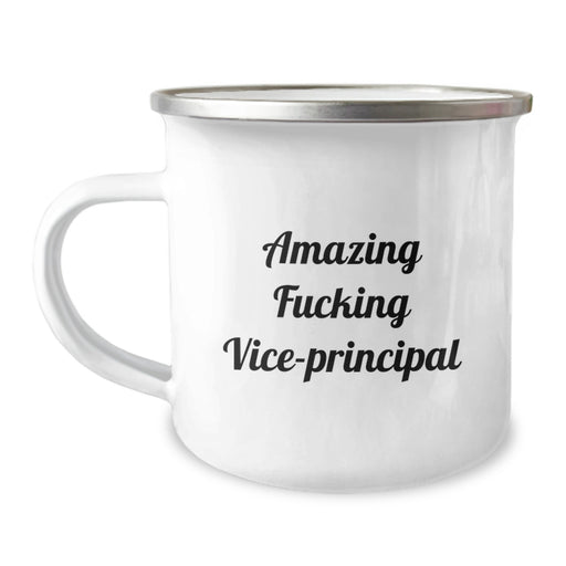 Funny Vice-principal Gifts for Men from Friends, Amazing Vice-principal Camping Mug, Ideal Gift for Graduation Unique Gifts - Image 1