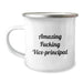 Funny Vice-principal Gifts for Men from Friends, Amazing Vice-principal Camping Mug, Ideal Gift for Graduation Unique Gifts - Image 1