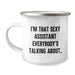 Funny Quote Camping Mug Gifts for Your Awesome Assistant, Graduation Unique Gifts from Friends - Image 1