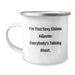 Funny Claims Adjuster Gifts from Friends for Graduation Unique Gifts - 'I'm That Sexy Claims Adjuster Everybody's Talking About.' Camping Mug, Men, Stainless Steel, 12 oz - Image 1
