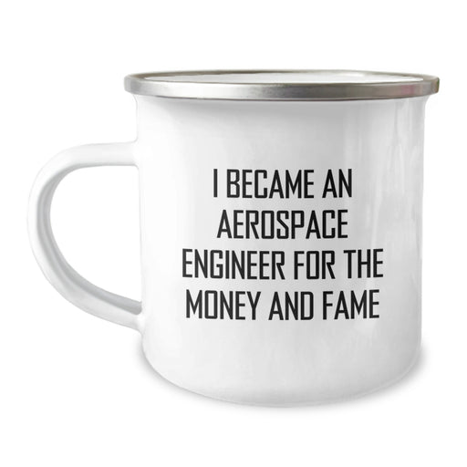 Funny Aerospace Engineer Gifts for Men, Camping Mug for Aerospace Engineer Graduation Unique Gifts from Men to Aerospace Engineer Friends - Image 1