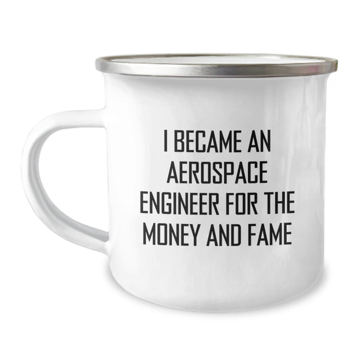 Funny Aerospace Engineer Gifts for Men, Camping Mug for Aerospace Engineer Graduation Unique Gifts from Men to Aerospace Engineer Friends - Image 1