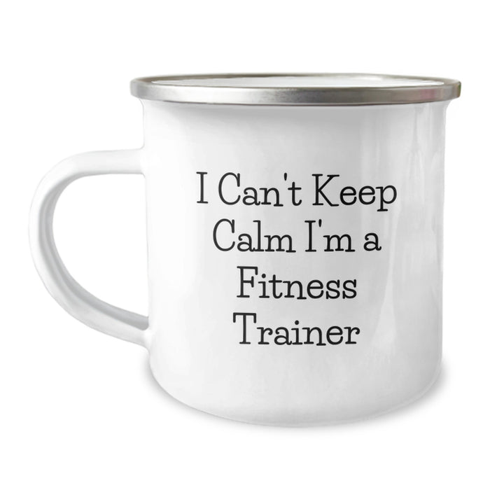 Funny 'I Can't Keep Calm I'm A Fitness Trainer' Gifts for Fitness Trainers from Friends, Unique Graduation Unique Gifts for Men, Women, Fitness Trainers, Friends, or Family - Image 1