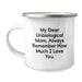 Funny Unbiological Mom Gifts from Men to Women, Unbiological Mom, Camping Mug with 'My Dear Unbiological Mom Always Remember How Much I Love You' - Image 1
