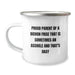Funny Bichon Frise Dog Camping Mug Gifts from Friends, Gifts for Bichon Frise Dog Owners, Christmas Unique Mugs with Proud Parent Quote - Image 1