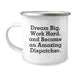 Funny Dispatcher Gifts for Men, Camping Mug Inspirational Quote, Gifts from Friends to Men on Birthday Unique - Image 1
