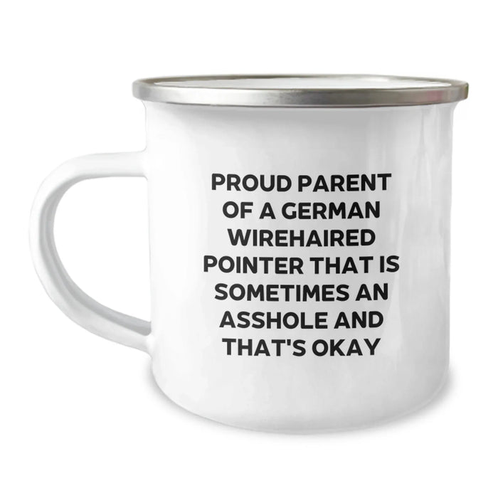 German Wirehaired Pointer Dog Gifts for Men, Funny Camping Mug with Quote, Gifts from Family for German Wirehaired Pointer Lovers, Christmas Unique Mugs - Image 1