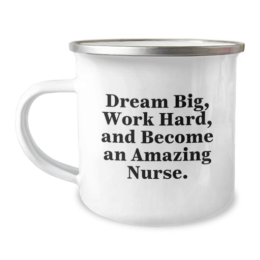 Funny Nurse Inspirational Camping Mug Gifts from Family for Graduation Unique - Image 1