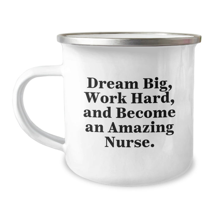 Funny Nurse Inspirational Camping Mug Gifts from Family for Graduation Unique - Image 1