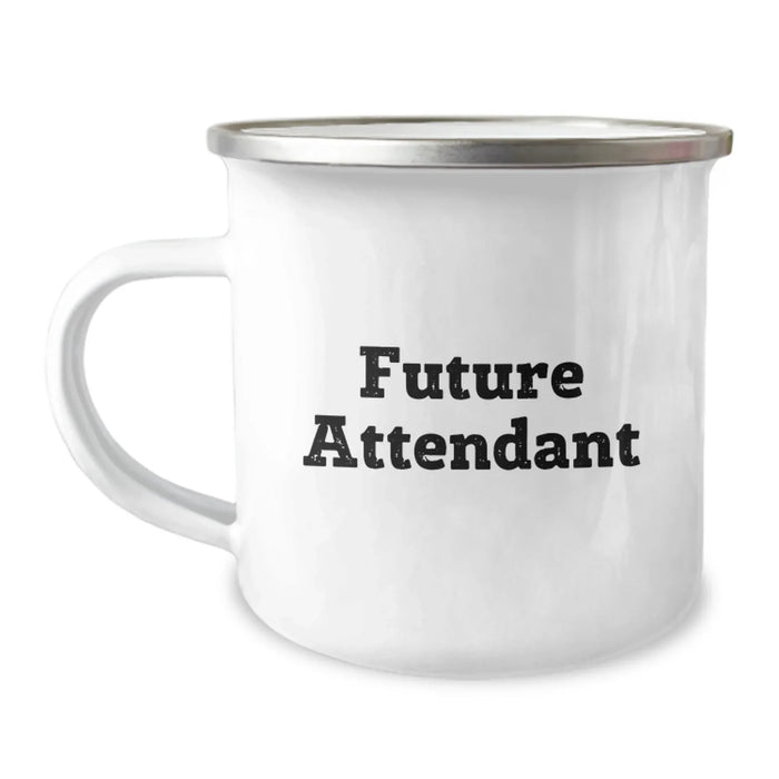 Funny Quote Gifts from Men for Attendants, Camping Mug for Future Attendants, Unique Christmas Unique Gifts for Friends and Family - Image 1