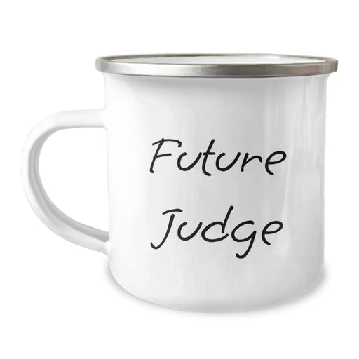 Funny Judge Camping Mug Gifts for Men - Unique Future Judge Quote Christmas Memorable Present Ideas for Men Friends Family Coworkers - Image 1