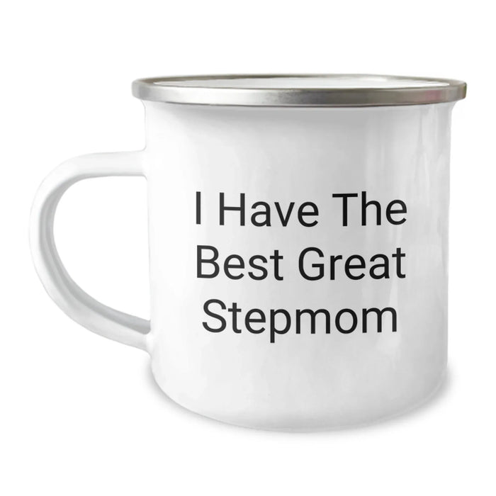 Funny Stepmom Gifts from Men to Women on Christmas Unique Mug - I Have The Best Great Stepmom - Image 1