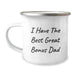 Funny Bonus Dad Camping Mug Gifts from Men to Great Bonus Dad on Christmas - Image 1