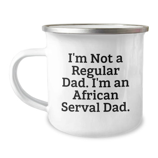 African Serval Cat Funny Mugs Gifts for Men from Dad - Image 1