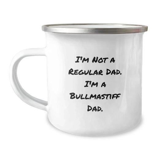 Funny Bullmastiff Dog Dad Gifts for Men Friends Family - Camping Mug - Image 1