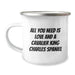 Funny Cavalier King Charles Spaniel Dog Camping Mug Gifts for Men from Family, Christmas Unique Presents - Image 1