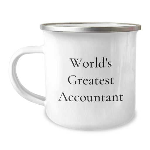 World's Greatest Accountant Funny Camping Mug Gifts for Accountant Friends and Family from Men, Birthday Unique Gifts - Image 1